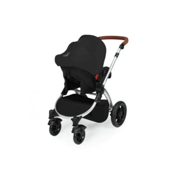 Ickle Bubba Stomp V2 3-in-1 Travel System - Black / Silver - Left