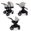 Ickle Bubba Stomp V2 3-in-1 Travel System - Silver / Black