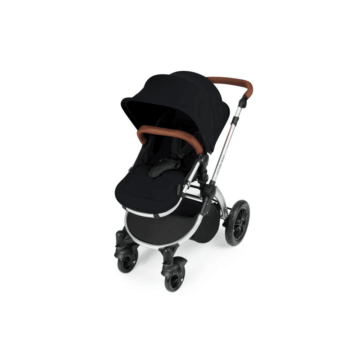 Ickle Bubba Stomp V2 All-In-One Travel System - Black / Silver - Left