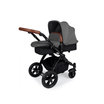 Ickle Bubba Stomp V2 3-in-1 Travel System - Graphite Grey / Silver - Side Alt