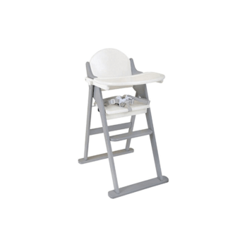 East Coast Folding Highchair White and Grey 2