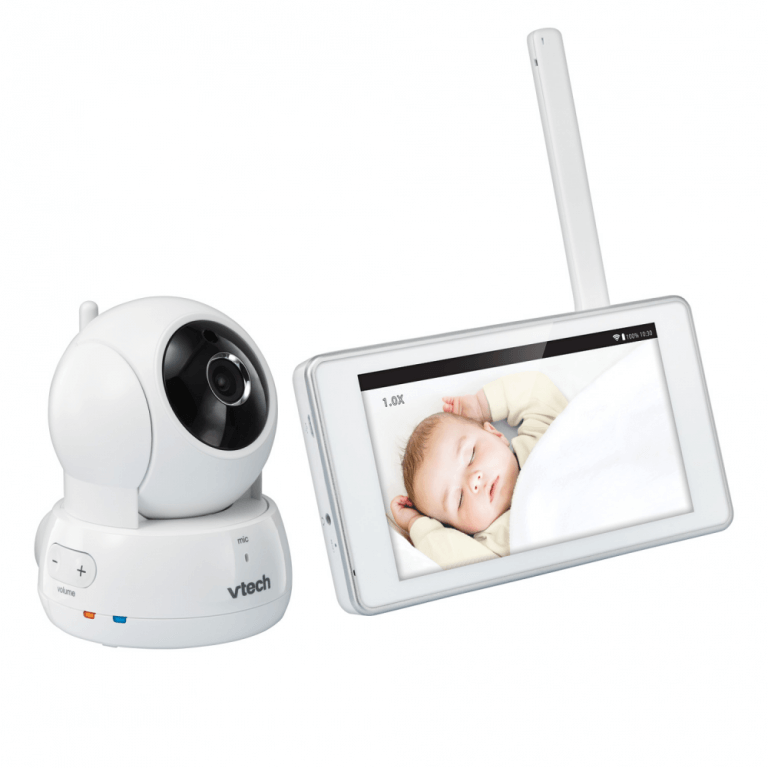 Vtech BM6000 Safe & Sound Smart Video Baby Monitor 5″ Screen ...