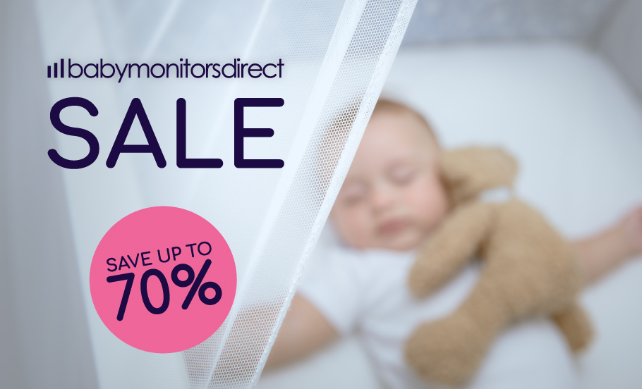 Babymonitors Direct Up To 70% off Sale Sale page banner - Mobile