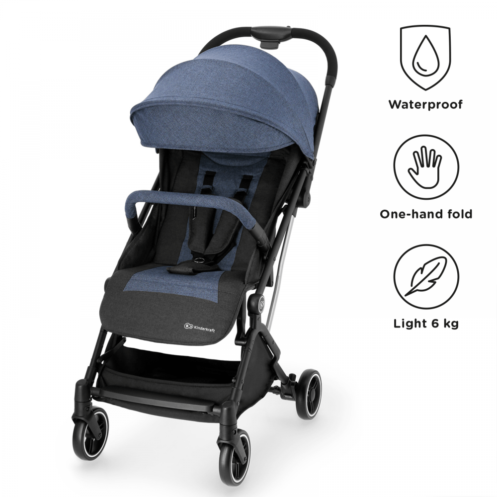 Denim pushchair on sale