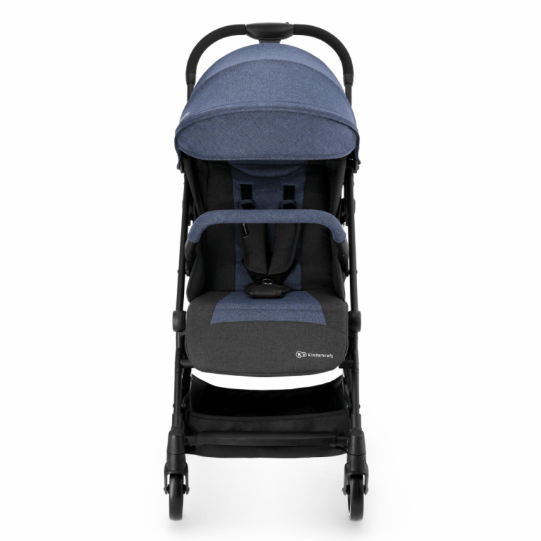 Kinderkraft Indy Pushchair - Denim | Compact Fold Stroller | Baby Travel