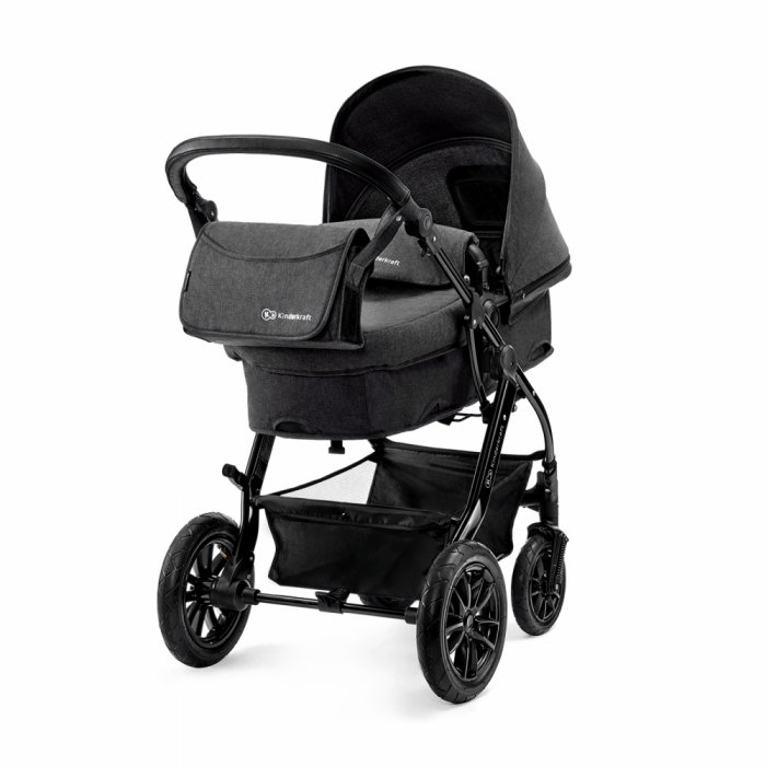 Kinderkraft Moov 3 in 1 Travel System | Black | Stroller | Carrycot ...