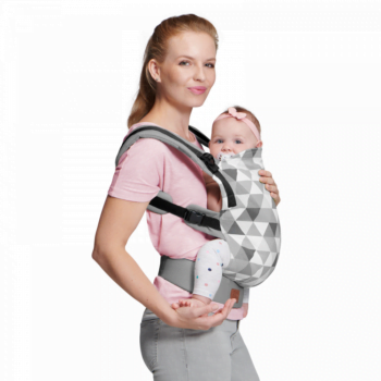 Kinderkraft Nino Baby Carrier Grey Grey Baby Sling Baby Holder