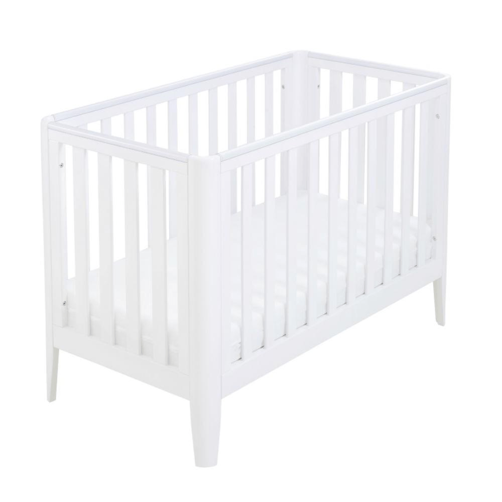Photos - Cot Babymore Iris  Bed - White DSR10523 