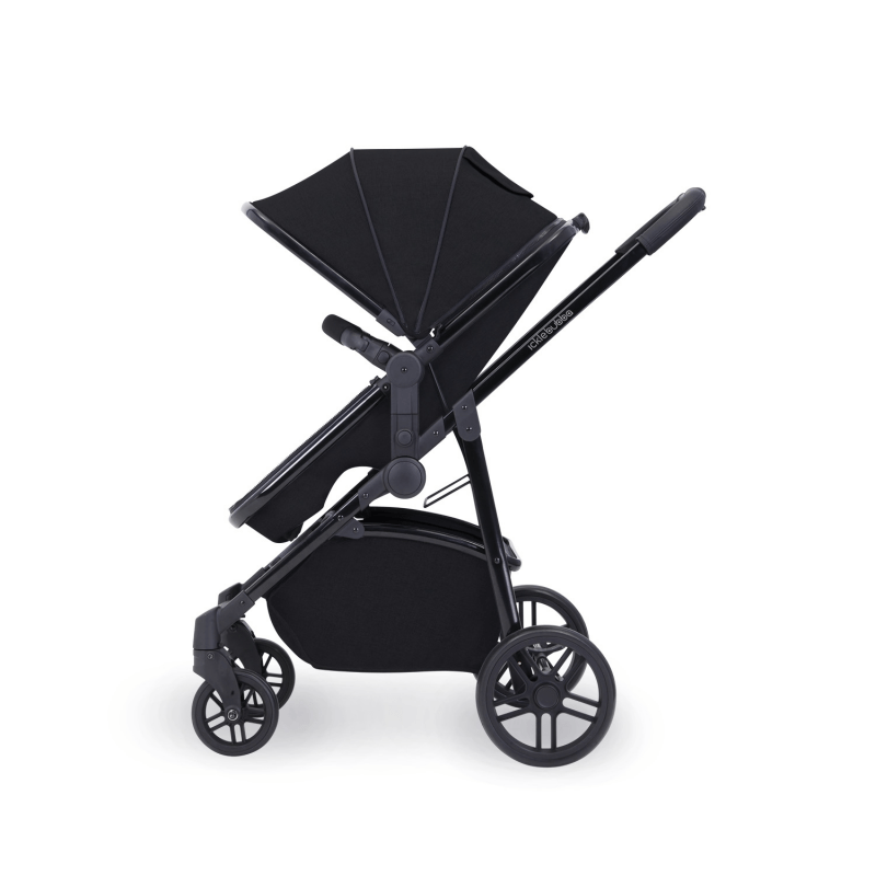 Ickle Bubba Moon 3 in 1 Travel System with ISOFIX Base Black