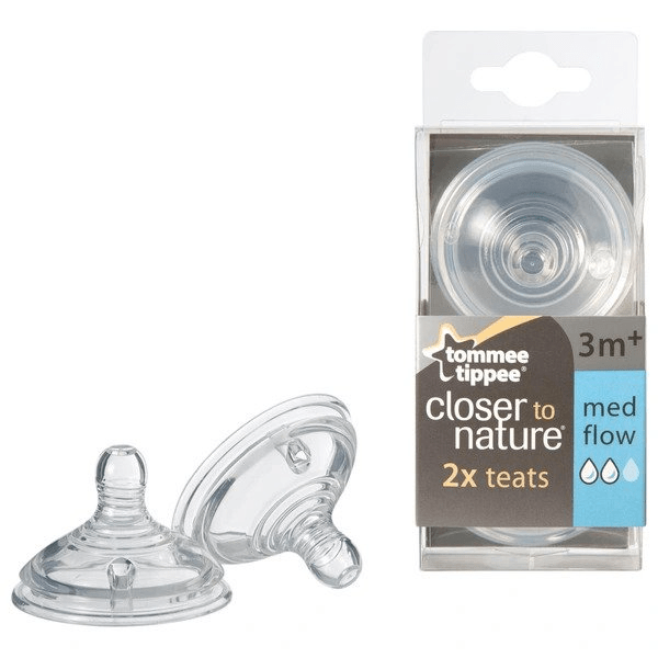 Tommee Tippee® Closer to Nature® Medium Flow Bottle Nipples 2 pk