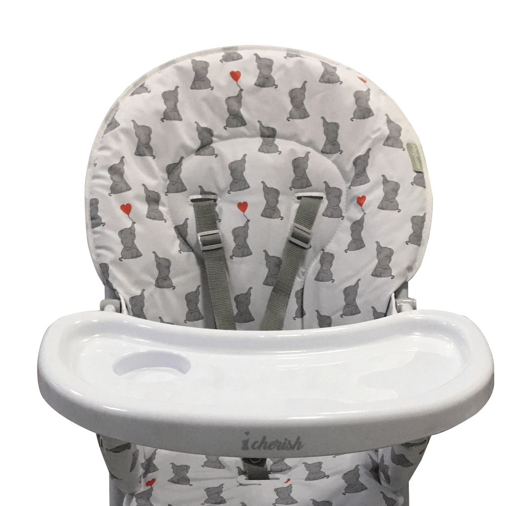 My babiie grey star compact online highchair