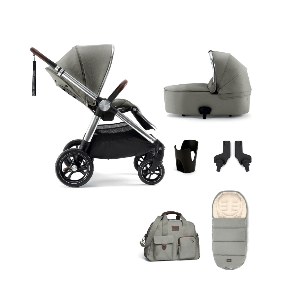 Mamas Papas Ocarro 6 Piece Essentials Travel System Bundle Sage Green BabyMonitorsDirect